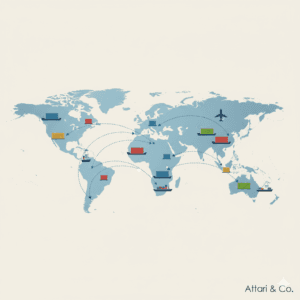 Container-based import and export services by Attari & Co