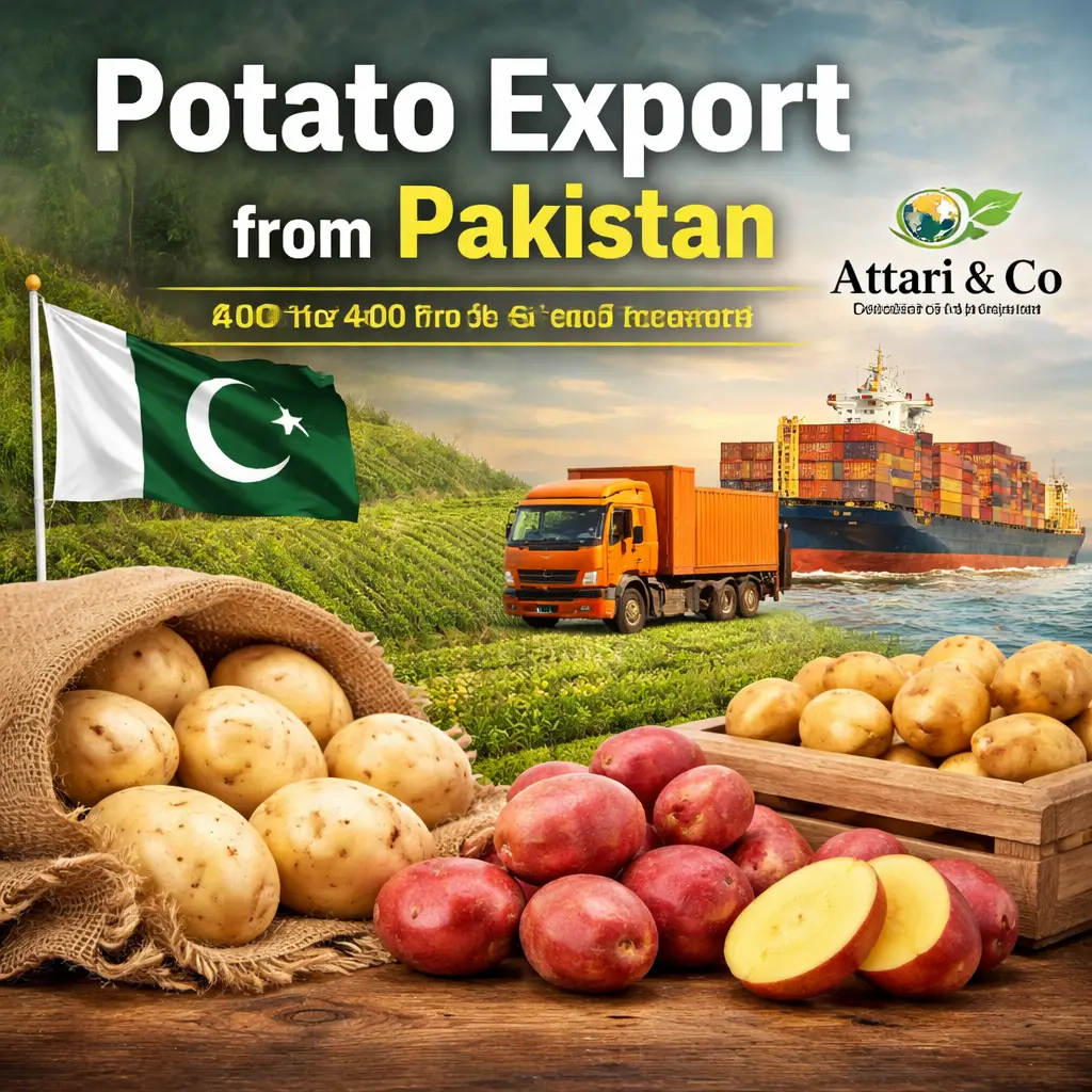 fresh potatoes export Pakistan